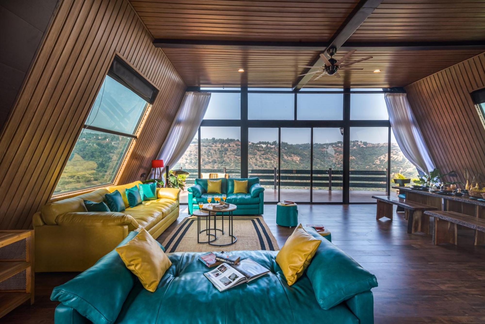 Saffronstays A Vantage, Panchgani - A Pyramid Shaped Unique Luxury Villa With Infinity Valley Views Buitenkant foto